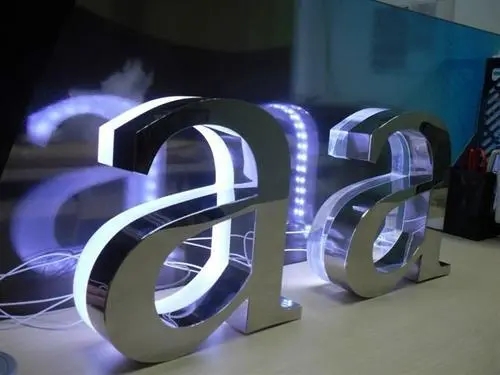 树脂发光字、亚克力吸塑字与LED发光字的特点?